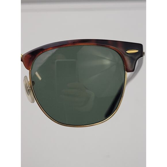 Ray-Ban Clubmaster Classic Sunglasses RB3016 | Tortoise Shell Frame Green Lenses - Picture 9 of 11
